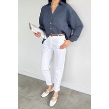 Gülseli Perry Kemerli Kadın Pantolon P-00020709