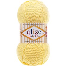 Alize Baby Best (5 Adet) 250 Açık Sarı Renk El Örgü Ipliği
