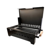 Buff Pratik Katlanır (Ayaksız) Mangal Krom Izgaralı Kolay Katlanabilir Mangal Koruma Kılıflı Dayanıklı Mangal