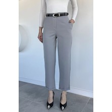 Gülseli Kadın Kemerli Duble Paça Pantolon P-00020730