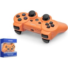 Ps3 Kablosuz Gamepad Nodar ND600 - Turuncu