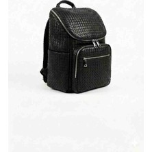 Brandbaby Sırt Çantası Siyah Suni Deri Anne Bebek Bakım Çantası Su Geçirmez Özellikli