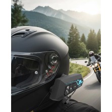 Pileli Store Telsiz Bluetooth Kask Kulaklık Handsfree Mikrofonlu