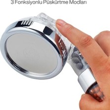 Nacario Arıtmalı Tasarruflu Duş Başlığı - 3 Fonksiyonlu Püskürtme MODLARI,%200'E Kadar Artan Su Basıncı Ve%35'e Varan Su Tasarrufu, Kireç ve Klor Azaltıcı Özellikli