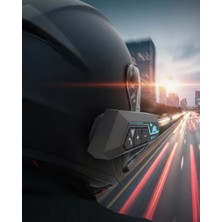 Pileli Store Su Geçirmez Motosiklet Kask Kulaklık 1000MAH Batarya
