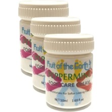 Nacario Süper Fruit Of The Earth Ayak Bakım Kremi Nane Ferahlığı ve Kokusu 3 Adet 50 ml