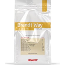 Brandt Way 10-52-8 + Te Yüksek Fosforlu Gübre 1 kg - Süper Köklendirici ve Çiçek Coşturan Yaprak Gübresi (Ithal)
