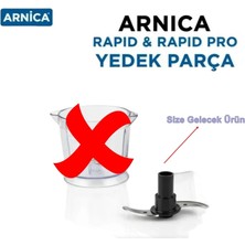 Arnica Rapid ve Rapid Plus Form Mil Hazne Bıçağı Siyah 1. Bıçak (Orjinal Ürün)