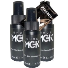 Nacario Shoe 3 Tane Birden 50 ml Ölçek Ayak Kokusuna ve Ayakkabılara Bakım Spreyi + Yanında Jel