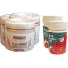 Nacario Three Brand Vücut Kremi 100 ml Arnavut Kremi3 Adet + Rus Merhemi 50 ml 2 Adet