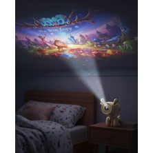 Geyik Tasarımlı Akıllı Projeksiyon 4K Destekli 500 Ansı Lümen