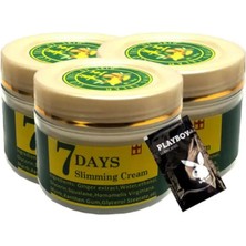 Nacario Süper 7 Days 3X100 ml Ginger Miracle Slimming Cream +1 Ad Jel ile