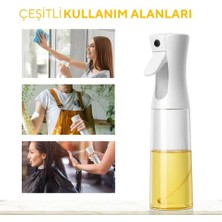 Nacario Xesha Cam Sprey Yağdanlık, Akıtma Damlatma Yapmaz, Limon, Sirke, Yağ Püskürtücü 225 ml Airfryer Kızartma Izgara Salata Için Yağlık 1 Adet. (Siyah)