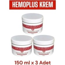 Nacario Süper Hemoplus Bakım Kremi 150 ml x 3 Adet