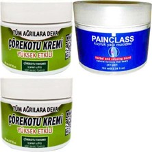 Nacario Çörek Otu Kremi Orta Boy 2 x 100 ml - Painclass Kuıyruk Yağı Kremi 1 x 100 ml