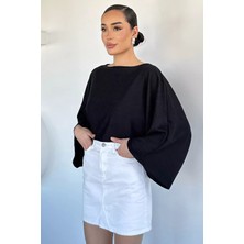Gülseli Kadın Yarasa Kol Salaş Bluz P-00020617