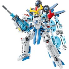 Nacario Stem Asker Yapım Seti, 641 Parça Eğitici Bloklar, Beyaz