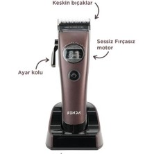 Fenda Hair Clipper Saç Kesme Makinesi - Brown