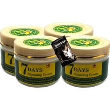 Nacario 7 Days 4X100 ml Ginger Miracle Slimming Cream +1 Ad Jel ile