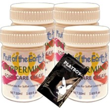 Nacario Süper Peppermint 4ADET. 50 ml Ölçek Ayakların Bakımı ve Ayak Kokusu Bakım Kremi + Yanında Jel