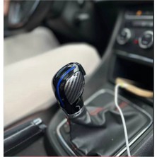 Şenyıldız Aksesuar Dsg Vites Topuzu Yenileme 4 Parça Golf 7 Passat B8 B7 Leon 2013-2020 Karbon Desenli 2.resime Bakınız