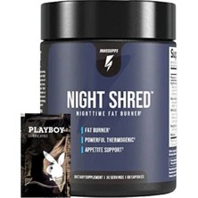 Nacario Süper Night Shred Nighttime Fat Burner 60 Caps + 1 Hediyeli Jel