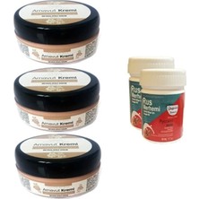 Nacario Süper Three Brand Arnavut Kremi 3 Adet + Rus Merhemi 50 ml 2 Adet