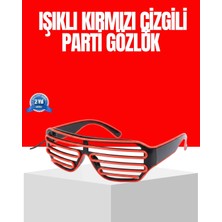 İlkyaz Fashion Dikkat Çeken Tasarımlı LED Işıklı Eğlence Gözlüğü ILKYZ-KRGRS34