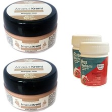 Nacario Süper Three Brand Arnavut Kremi 2 Adet + Rus Merhemi 50 ml 2 Adet