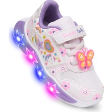 Kaptan Junior Kız Çocuk Işıklı Spor Sneaker Yürüyüş Ayakkabı Ptjck 700