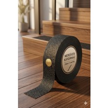 Primeaks Siyah Kaydırmaz Bant - Merdiven, Banyo, Iç ve Dış Mekan  - 25MM x 15 Metre