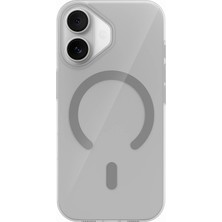 İlkyaz Fashion  Apple iPhone 17 Pc Blank Magsafe Kapak - Natural Grey