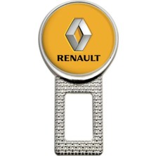 Şenyıldız Aksesuar Renault Metal Kemer Görseli 2 Adet Çift Yönlüdür Logosu