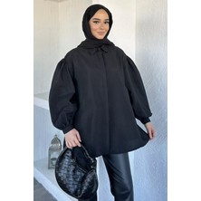 Julude Balon Kol Bel Bağlamalı Gömlek Tunik P-00020588