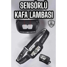 İlkyaz Fashion Kafa Lambası Kamp Lambası Sensörlü Şarjlı Ayarlanabilir