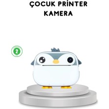 İlkyaz Fashion Çocuk Fotoğraf Makinesi Termal Baskılı Anında Çıktı Hd Video Kayıtlı