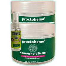 Nacario Proctohemo Masaj Bakım Kremi 2X100 Ml+30 ml Çörek Otu Yağ ile
