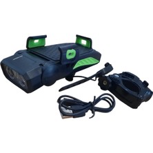 Forte Gt Xbyc 6139-1 Ön Işık Telefon Tutucu Korna Yeşil