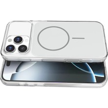İlkyaz Fashion  Apple iPhone 16 Pro Max Bruma Magsafe Kapak - Gümüş