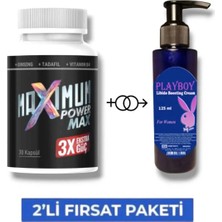 Nacario Maximum Power Erkeklere Özel 30'lu Muzice Libdo Arttrc Krem 125 ml