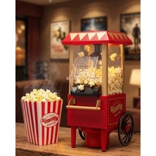 MidasTech Yağsız Popcorn Makinesi Sıcak Hava ile Hızlı Patlatma Midiastech