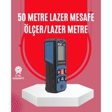 İlkyaz Fashion 50 Metre Lazer Ölçüm Cihazı Alan ve Mesafe Hesaplama