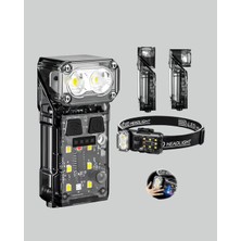 Kamp ve Outdoor Için LED Far 10 Saat Pil Sensörlü Manyetik