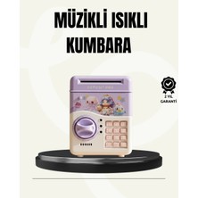 İlkyaz Fashion Elektronik Şifreli Atm Görünümlü Çocuk Kumbarası Mor