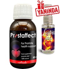 Prostaffect 50 ml Şurup 1 Adet Erkeklerin Özel Durumlarına Içecek Formunda Özel Şurub + Lustra Masaj Yağı