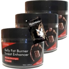 Nacario Eelhoe Belly Fat 3 Adet Burner Sweat Enhancer Kadınlara Özel Kremi + 1 Hediye Jel