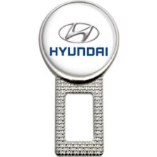 Şenyıldız Aksesuar Hyundai Metal Kemer Görseli 5 Adet Çift Yönlüdür Logosu