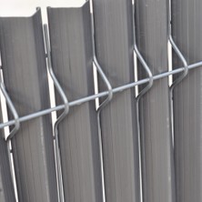 Dekorafence Panel Çit Kaplama – Pvc Tel Çit Kaplama – Köşebent Model