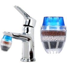 Nacario Monte Lua 5 Katmanlı Aktif Karbon Su Arıtma Aparatı, Su Filtresi Arıtma Mutfak Dokunun Filtrasyon Aktif Karbon Klor Florür Ağır Metaller Sert Su Yumuşatıcı Su Dokunun Filtre Kaldırır