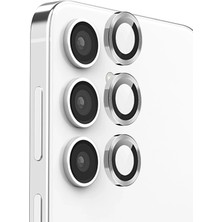 İlkyaz Fashion  Samsung Galaxy S24 Fe Raze Metal Kamera Lens - Gri